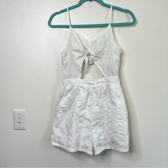 Aerie Eyelet one piece Romper jumpsuit - Picture 3 of 11